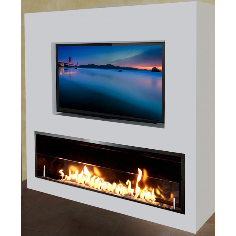 Cheminee Ethanol Encastrable Sous Tv