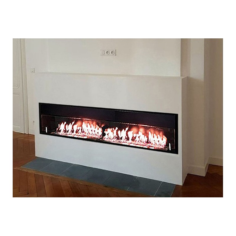 Cheminée éthanol encastrable Foyer 16/9 210 2XL Direct Cheminée