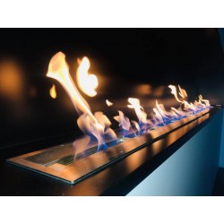 cheminée-à-léthanol-grand-format-avec-3-feux-et-verre-décoratif – Purline  Francia